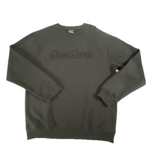 Good Good Golf Sweatshirt Blackout Fleece Crewneck Pullover‎ L Black